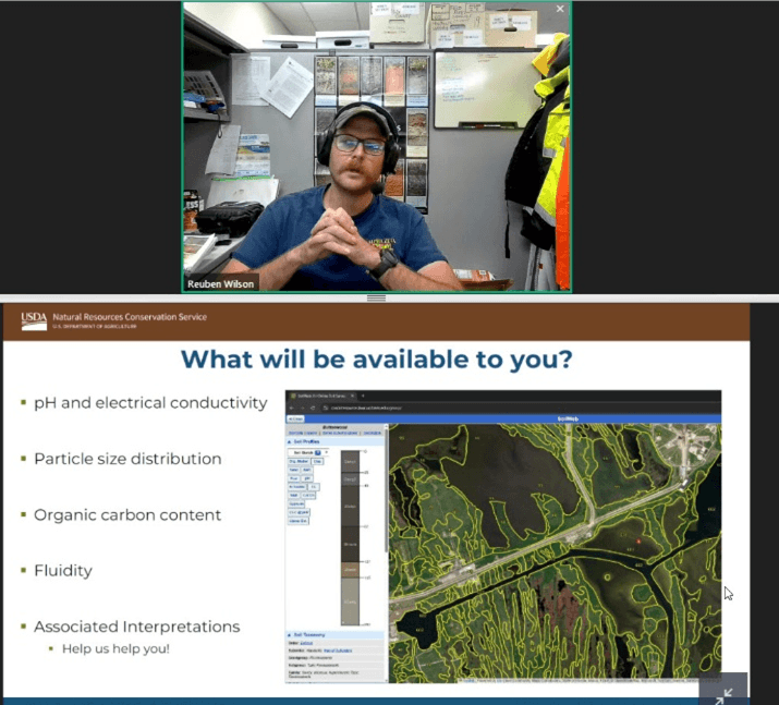 Sci-Café featuring Rueben Wilson with the USDA.