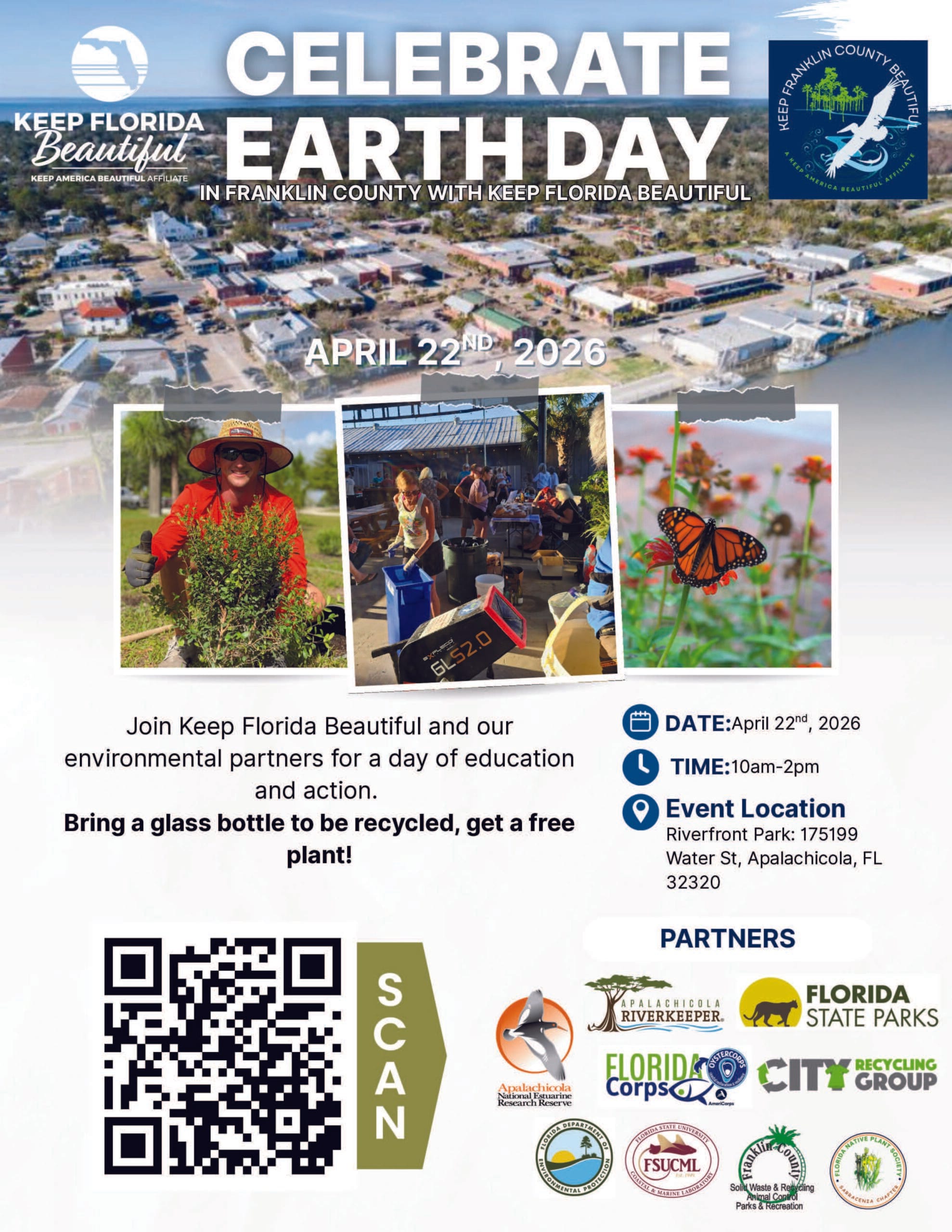 Earth Day QR code Flyer